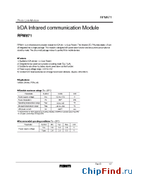 Datasheet RPM871 manufacturer Rohm